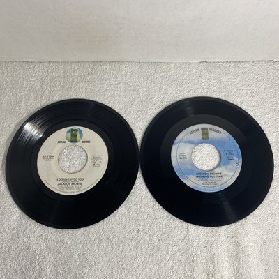Jackson Browne - Doctor My Eyes Running On Empty 45 7  Lot Set Bundle Rock VG