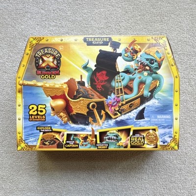 Sealed Brand New! Treasure X Sunken Gold Treasure Ship Playset Toy Retired
