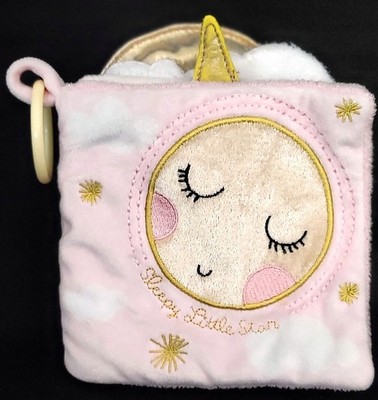 Hallmark SLEEPY LITTLE STAR Baby Book plush soft fabric cloth little hand infant