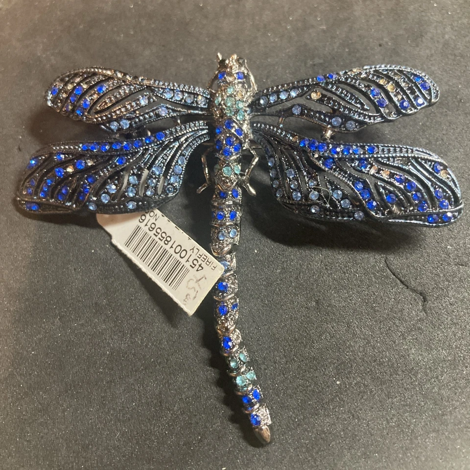 Broche Mosca Dragón Cristal Azul Chicos B150 Foto 3 de 4