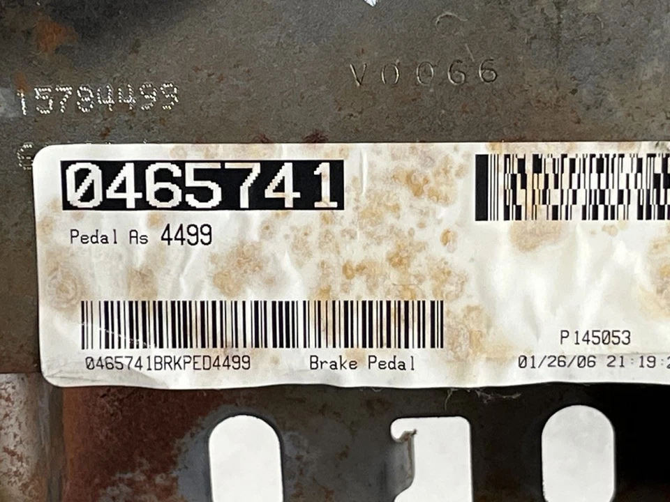 2004 2005 2006 2007 2008 2009 2010 2011 Chevrolet Colorado pedal de freno 15784499 Foto 4 de 4