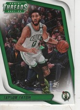Jayson Tatum 2021-22 Panini Chronicles Threads Basketball #96 Boston Celtics 