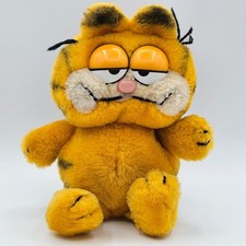 Vintage Garfield 1978 1981 Fun Farm Plush Stuffed Animal Fat Cat Korea Weighted