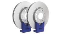 2X Bremsscheibe SKF Vkbd 80038 V2 FüR Opel Corsa S07 X15 Adam M13 L08 L68 LPG
