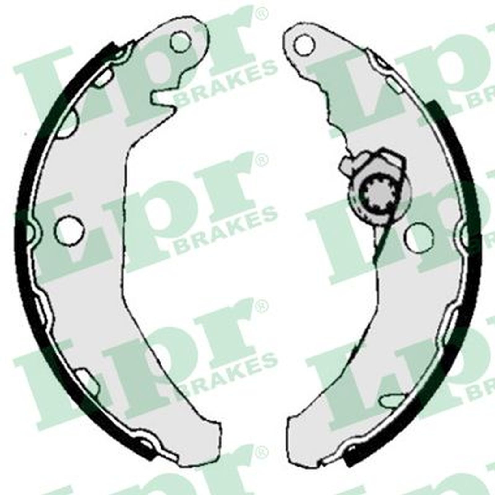 ORIGINAL® Lpr Bremsbackensatz Hinten für Ford FIESTA Kasten/Schrägheck FIESTA