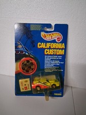 1989 Hot wheels California Custom Firebird Yellow On Sealed Card 2104