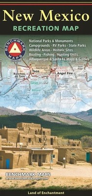 New Mexico Recreation Map by Benchmark Maps Folded Book