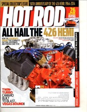 Hot Rod Magazine April 2014 - All Hail The 426 Hemi - Twin-turbo Camaro
