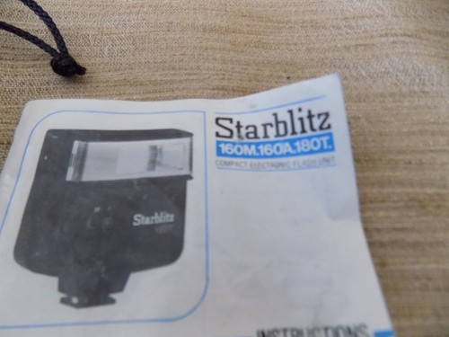 Starblitz 160A Compact Electronic Auto Flash Unit with Box - Picture 2 of 3