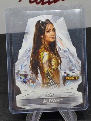 2021 Topps WWE Women's Division Aliyah Diamond Cuts Die-Cut DC-12 Card