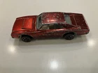 Mattel Hot Wheels Custom Dodge Charger Redline 1968 Burgundy Red Color