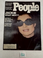 People Weekly Magazine March 31, 1975 Jackie What Next? Raleigh Cigarettes Ad