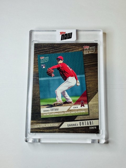 2018 Topps Shohei Ohtani Rookie Card Debut Year Angels Baseball MLB Card RC