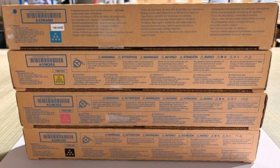 Satz Konica Minolta TN-512 Tonerkartuschen CMYK + 2 x Magenta + 2 x Schwarz