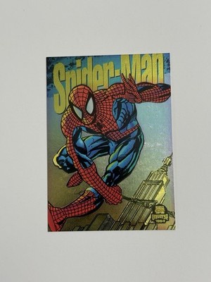 1994 Marvel Universe Power Blast Foil Chase Card #6 Spider-Man