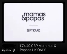 Mamas and Papas �74.40 Gift Card