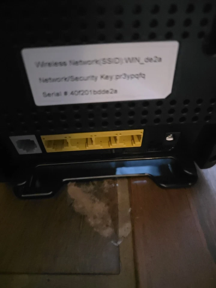 WindStream Sagemcom FAST 1704N WIRELESS 4port internet ROUTER ADSL ethernet - Image 3 of 4