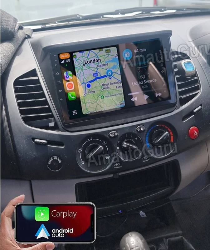 For Mitsubishi L200 Triton ML MN 2006-15 Android Auto Carplay Stereo Radio 4+64G - Image 4 of 4