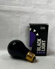 NOS Glow Industries Black Light 75 Watts 120 Volts Bulb Tested WORKS