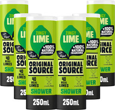Original Source Zingy Lime Shower Gel, 6X250Ml 6.11 per litre