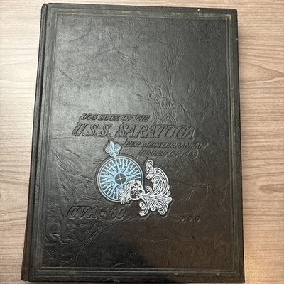 1963 USS Saratoga CVA-60 Mediterranean Cruise Book  - ''Super Sara''