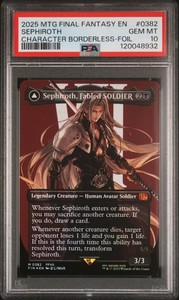 Sephiroth Fabled Soldier Psa 10 | eBay
