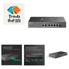 | Omada Multi-Gigabit VPN Router | Dual 2.5Gig WAN Ports | High Network Capac...