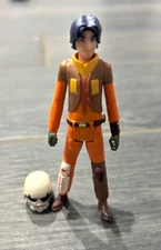 STAR WARS REBELS SAGA LEGENDS EZRA BRIDGER 3.75” ACTION FIGURE Jedi with Helmet