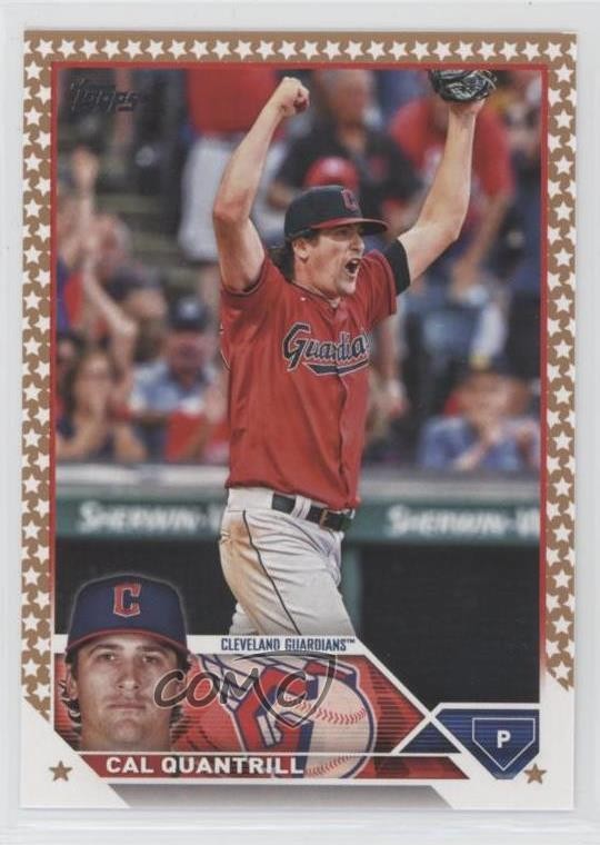 2023 Topps Complete Set Fanatics Exclusive Gold Star Cal Quantrill #255 e9p