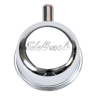 Edelbrock Crankcase Breather 4410; Signature Series Chrome Push-In w/Vent Tube