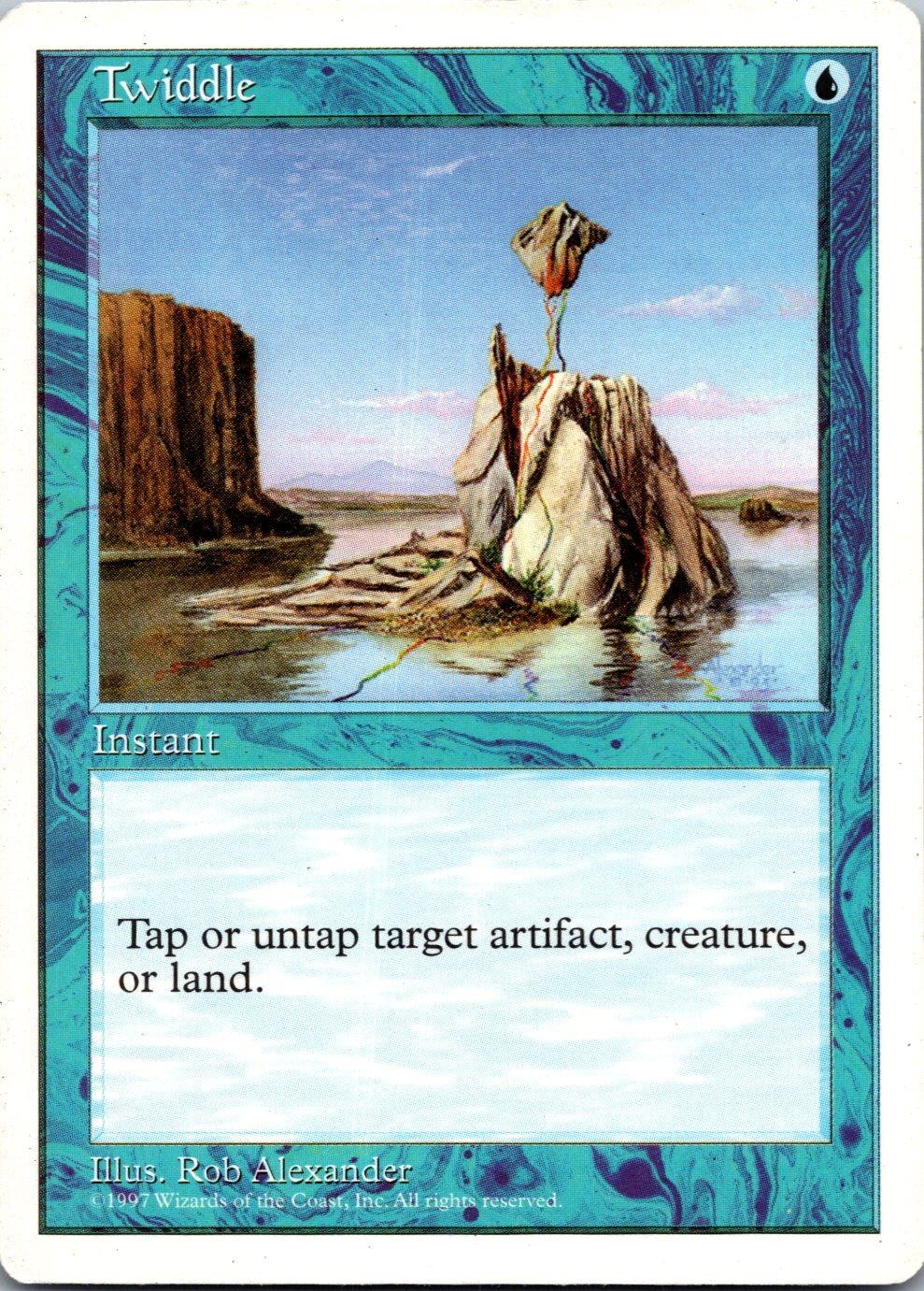 Twiddle Common Fifth Edition Magic: The Gathering Moderately Played