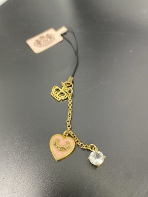 Vintage Juicy Couture Heart Crown Phone Charm Bag Charm