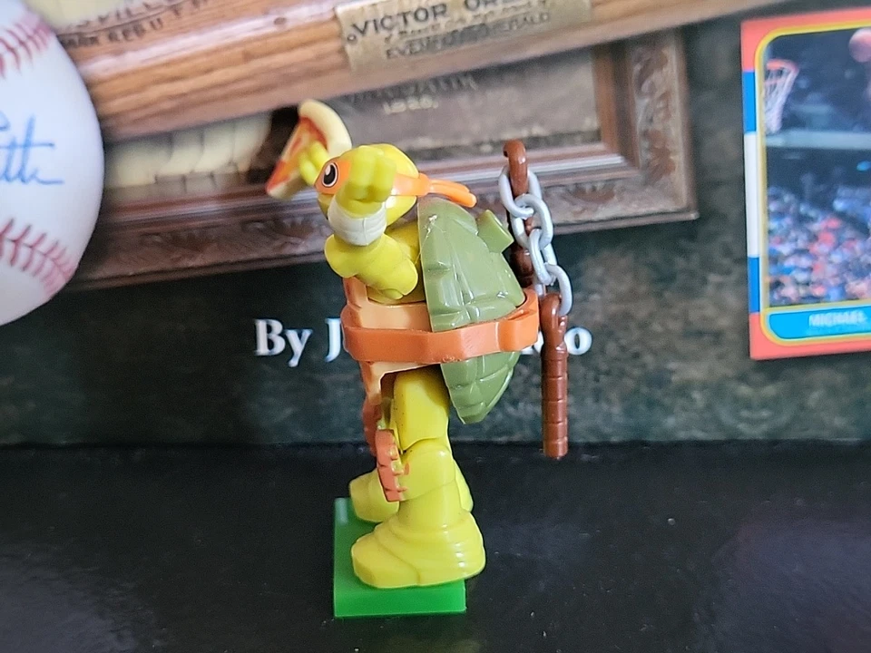 Michelangelo Teenage Mutant Ninja Turtles Mega Bloks Series 1 Minifigure - Изображение 2 из 4