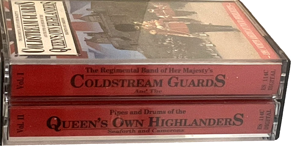 Coldstream Guards Queen's Own Highlanders North American Tour 1991 Cassette Set — 第 3/4 张图片