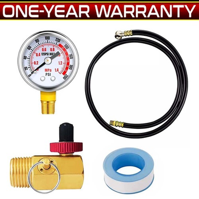 #ad #ad Air Tank Valve Kit with Gauge Air Tank Repair Kit Come with Pressure Gauge ## $21.04