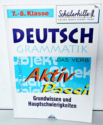 Deutsch Grammatik   Grundwissen & Hauptschwierigkeiten   Lernheft Klasse 7   8