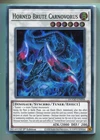 Yu-Gi-Oh! Horned Brute Carnovorus Super Rare EN DOOD-EN098 Horned Rough