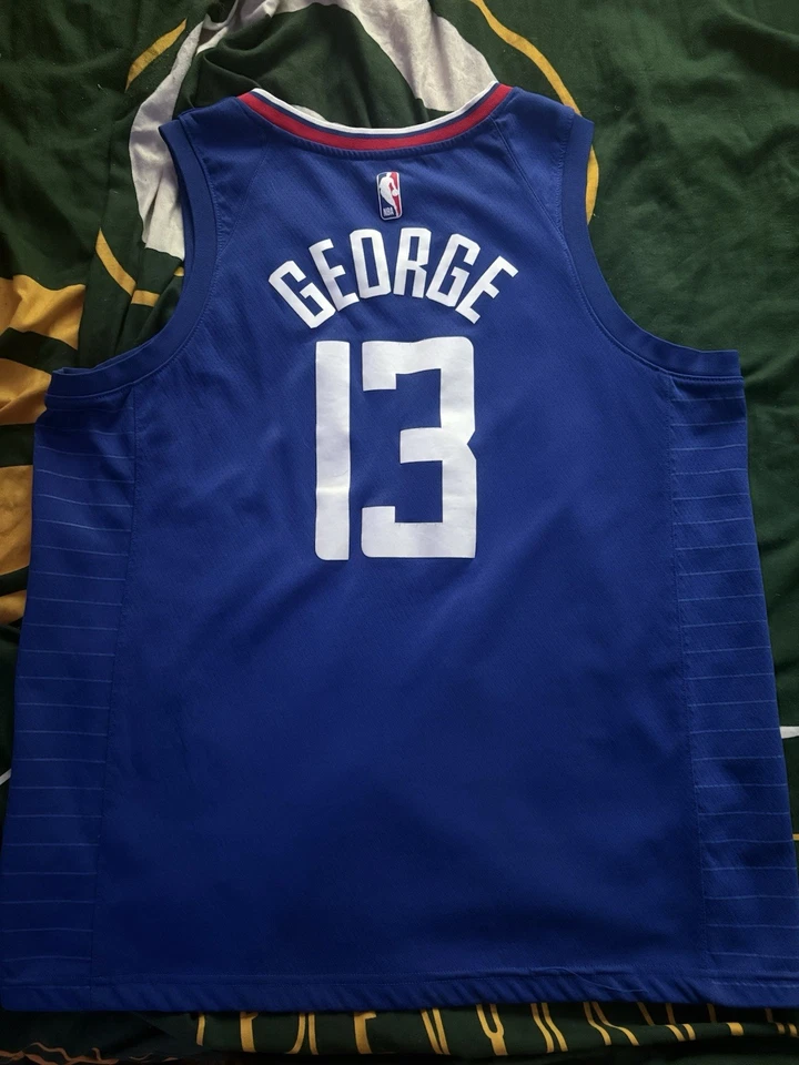 Auténtica camiseta Nike Los Angeles Clippers para hombre talla 52 XL Paul George Swingman  Foto 2 de 2