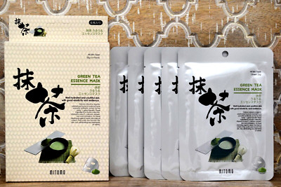 MITOMO Green Tea Essence Mask 6 pack NIB