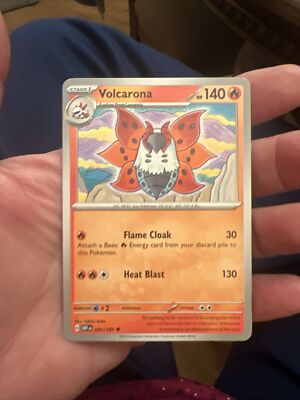 POKEMON Trading Card Volcarona Stage 1 HP140 041/197 2023 | eBay POKEMON Trading Card Volcarona Stage 1 HP140 041/197 2023 | eBay