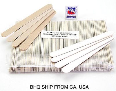 100 Pcs Nail Art Manicure File Grit 180/240