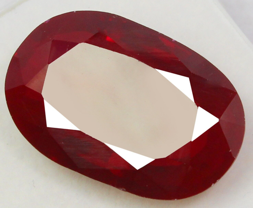Rubis 'Pigeon Blood' De Birmanie 61,15 Ct Ovale - Certifié GDL - Naturel Non Traité