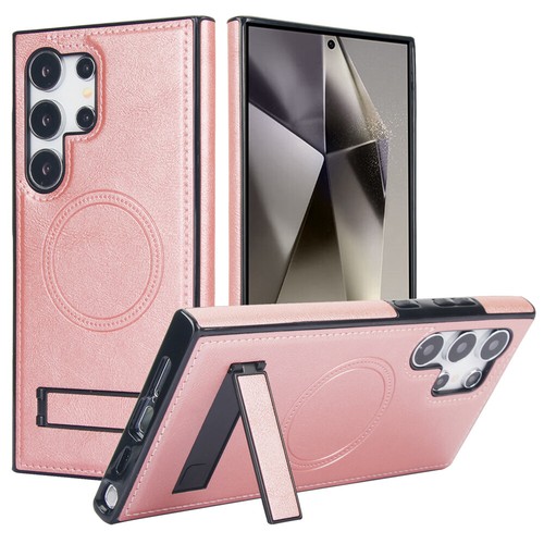 For Samsung Galaxy S24 Ultra S23 FE S22 Plus Luxury Magnetic Bracket Phone Case - Picture 17 of 20