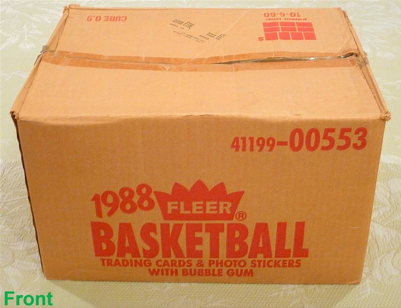 1988 fleer basketball box