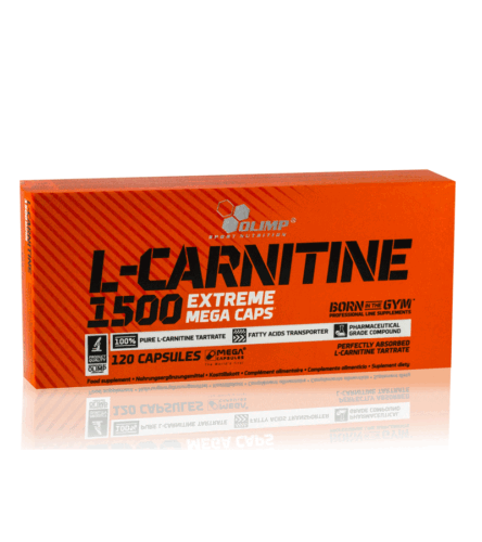 Olimp L-Carnitine 1500 Extreme Mega Caps - 120 kapsułek - Burner - Zdjęcie 1 z 1