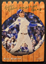2019 Panini Leather & Lumber Knothole Gang Gold #KHG-7 Kris Bryant /99 Cubs