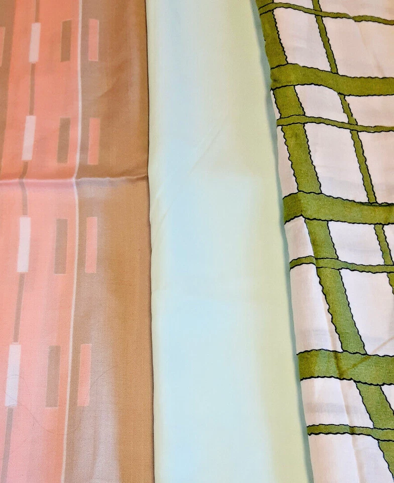 Lote de 5 telas de gasa y rayón, 7 yardas más en total, todas nuevas, más bonificación Foto 3 de 4