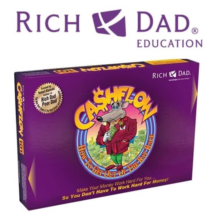 Rich Dad Cashflow 101 & 202 Family Board Game by Robert Kiyosaki