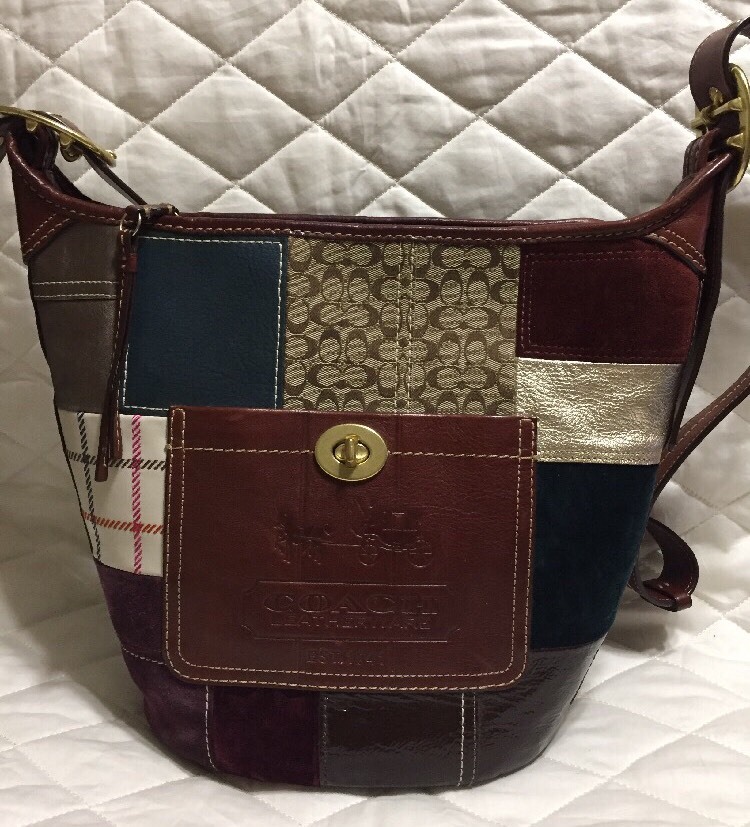 COACH $368 Bleecker Legacy Leather Patchwork Duffle COACH $368 Bleecker Legacy Leather Patchwork Duffle