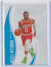 19-20 Panini Illusions Astounding Sapphire #18 Russell Westbrook Houston Rockets